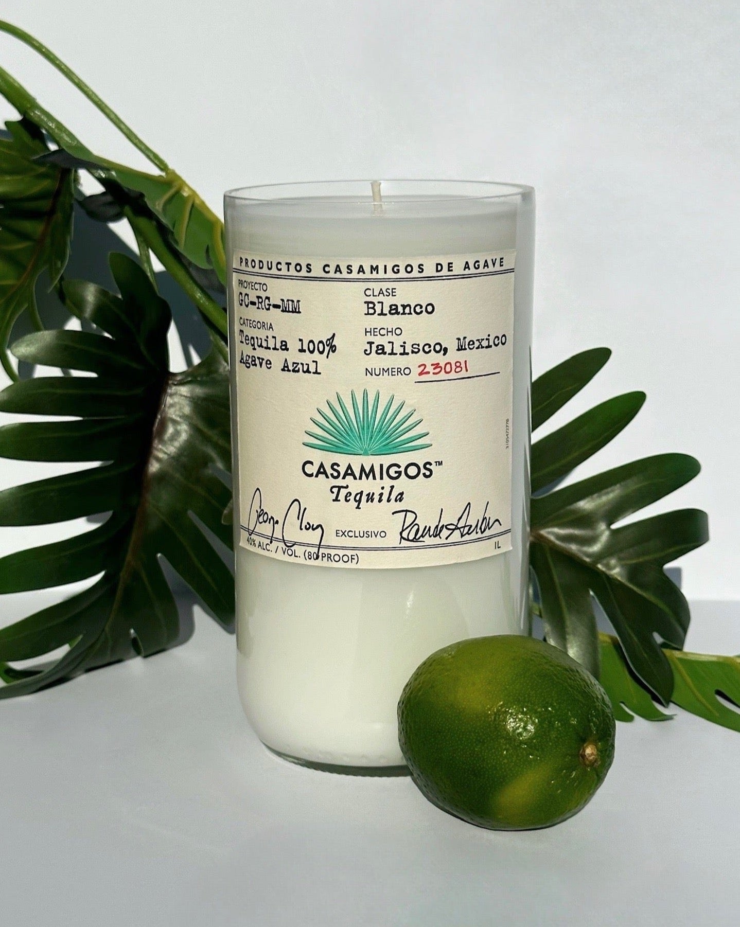 Casamigos Blanco Tequila 1L Candle