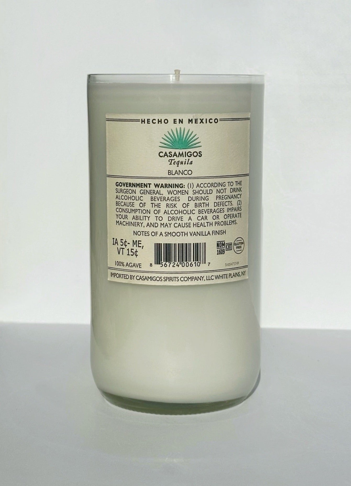 Casamigos Blanco Tequila 1L Candle