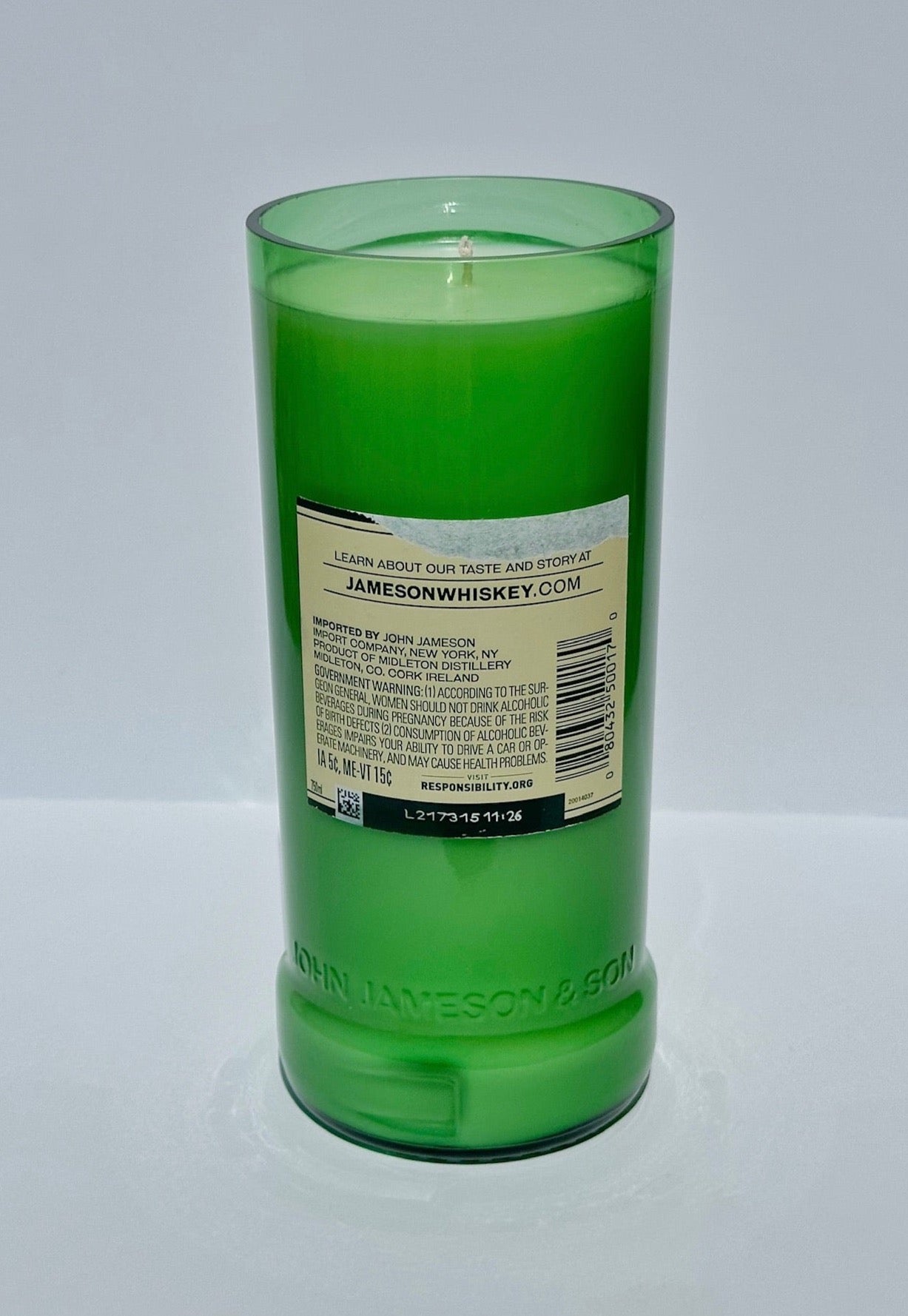 Jameson Whiskey 750ml Candle
