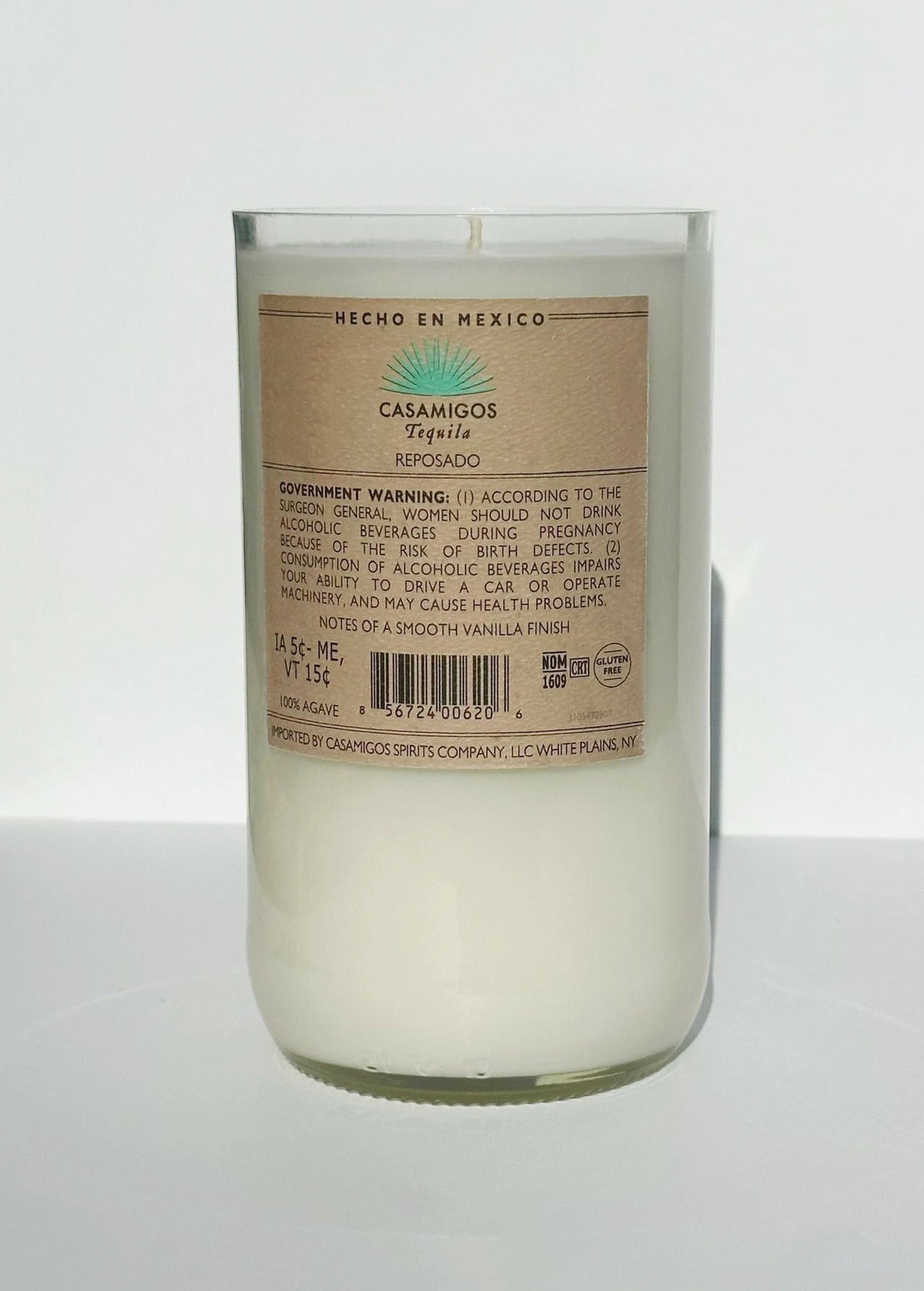 Casamigos Reposado Tequila 1L Candle