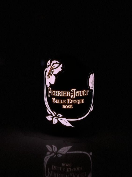 Perrier-Jouet Rose 750ml Champagne Light Up Candle