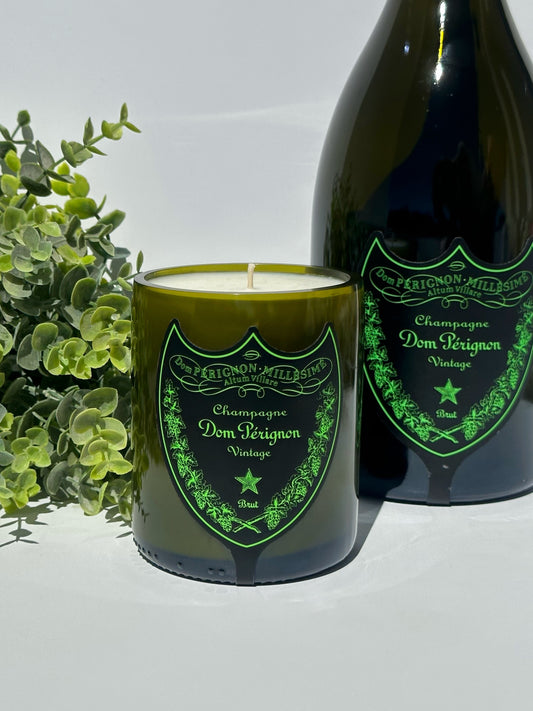 Dom Perignon Champagne Vintage 750ml Green Light Up Candle