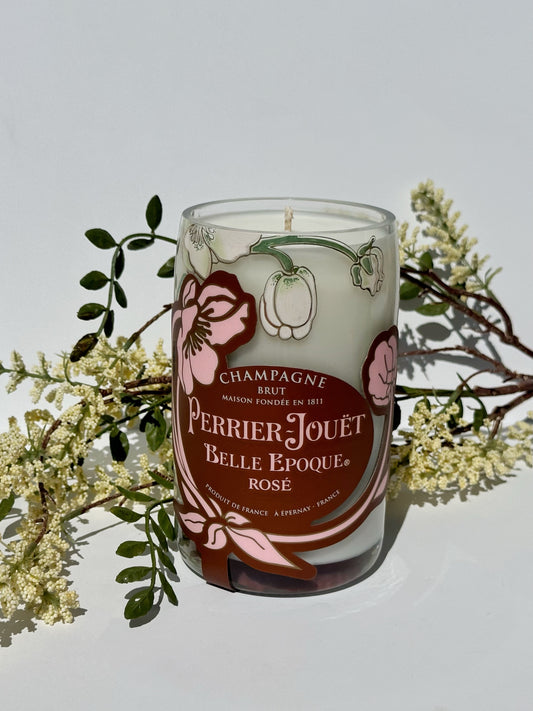 Perrier-Jouet Rose 750ml Champagne Light Up Candle