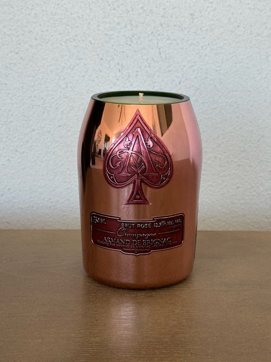 Ace of Spades Rose Champagne 750ml Candle