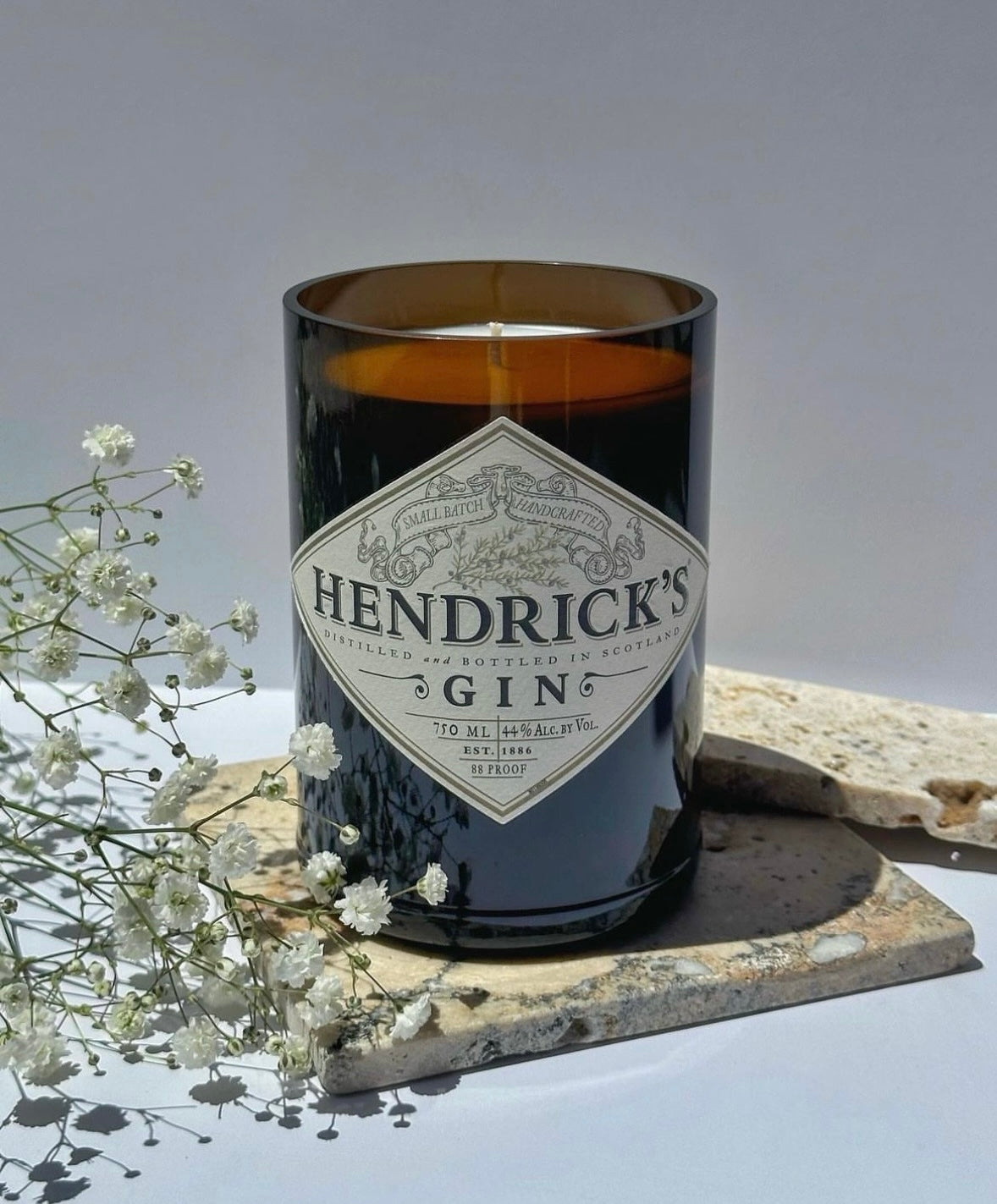 Hendrick's Gin 750ml Candle